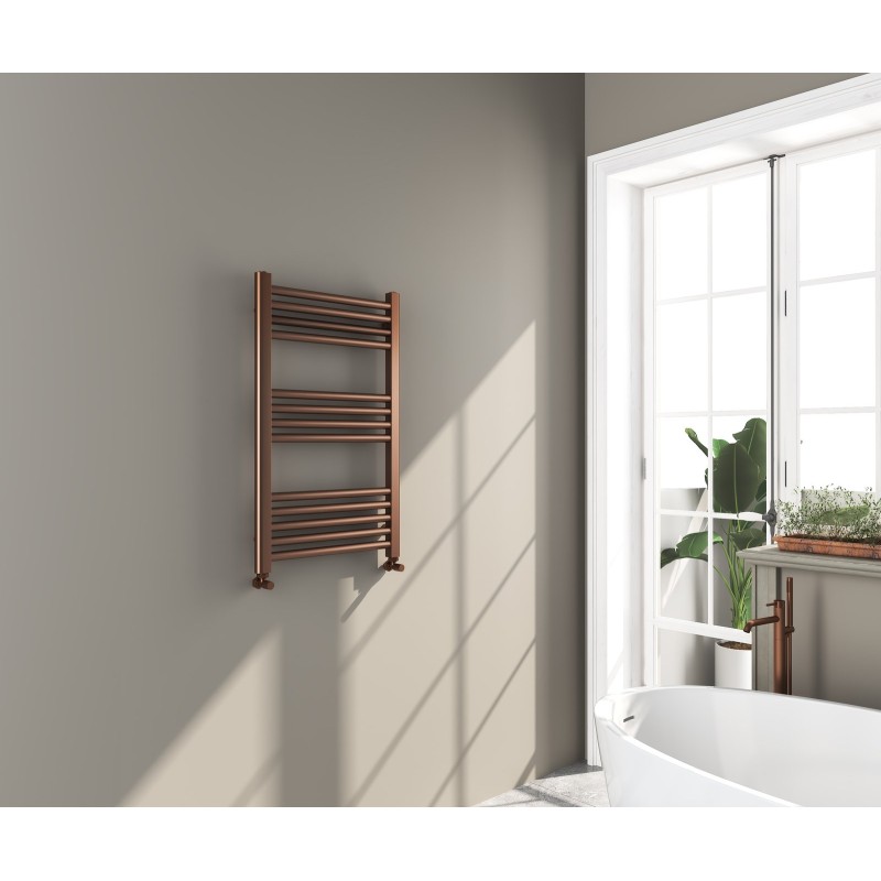 Omata Premium Ladder Towel Rail 800x500mm - Brushed Bronze