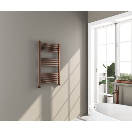 Omata Premium Ladder Towel Rail 800x500mm - Brushed Bronze