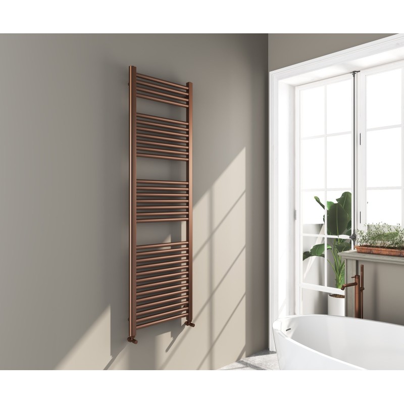 Omata Premium Ladder Towel Rail 1600x500mm - Brushed Bronze