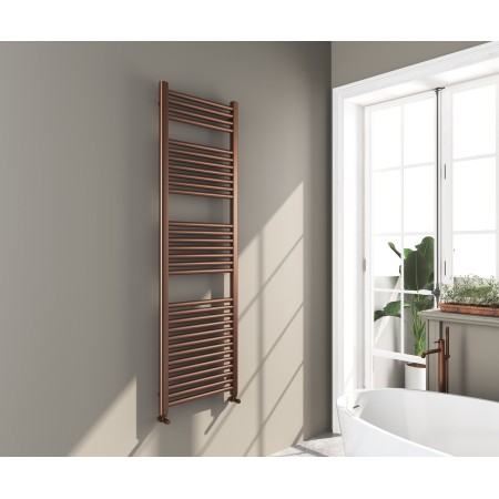 Omata Premium Ladder Towel Rail 1600x500mm - Brushed Bronze