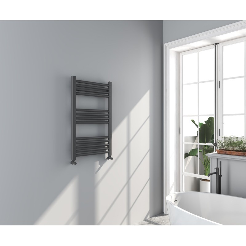 Omata Premium Ladder Towel Rail 800x500mm - Gunmetal