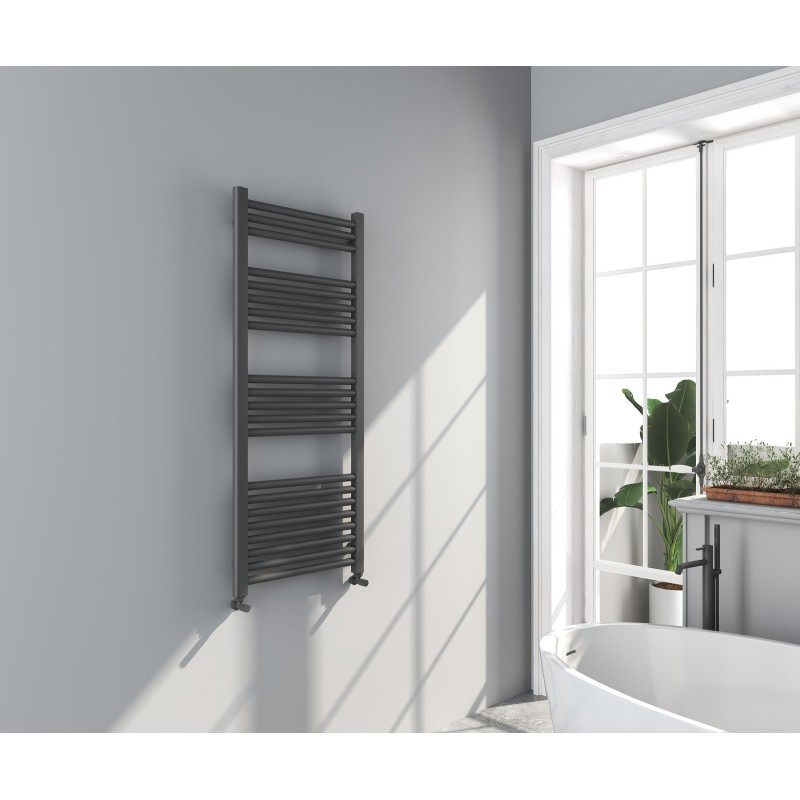 Omata Premium Ladder Towel Rail 1200x500mm - Gunmetal