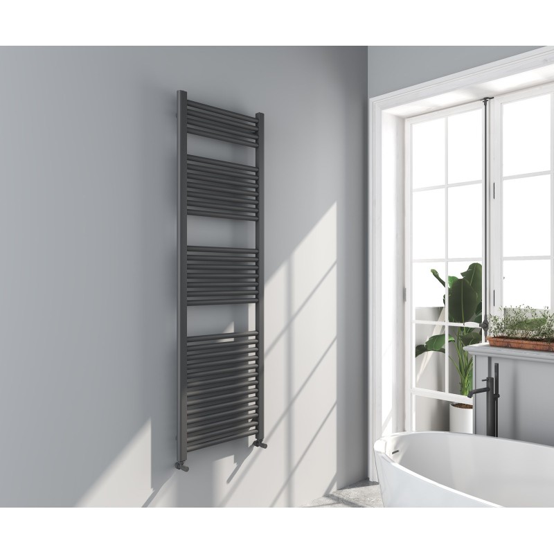 Omata Premium Ladder Towel Rail 1600x500mm - Gunmetal