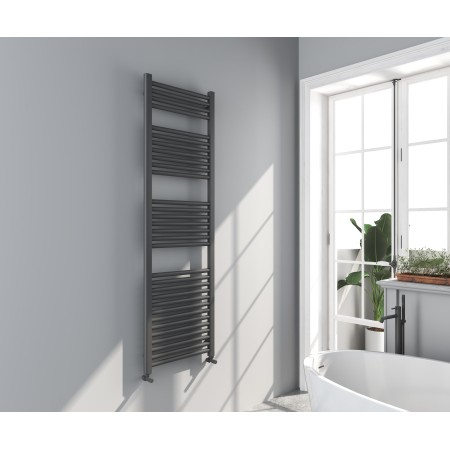 Omata Premium Ladder Towel Rail 1600x500mm - Gunmetal