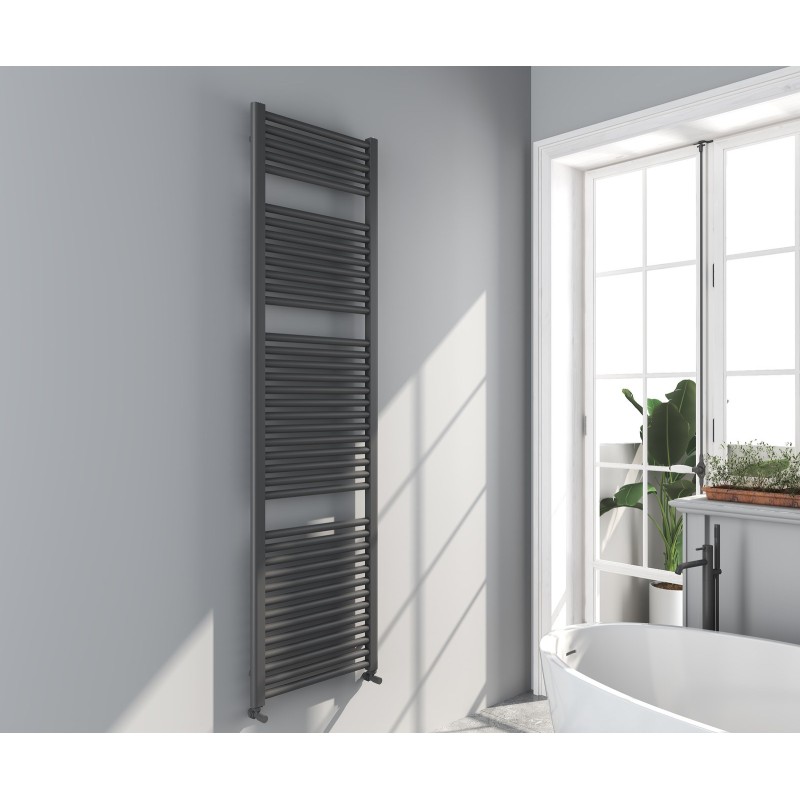 Omata Premium Ladder Towel Rail 1800x500mm - Gunmetal