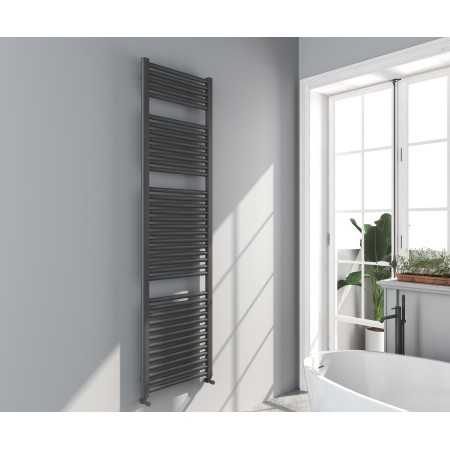 Omata Premium Ladder Towel Rail 1800x500mm - Gunmetal