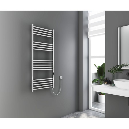 Paloma Electric Heater 1200x500mm - Chrome