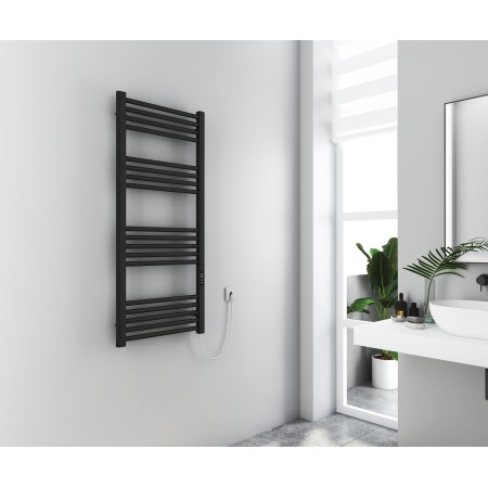 Paloma Electric Heater 1200x500mm - Matte Black