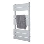 Queenstown Flat Panel Towel Radiator 800x450mm - White, another view