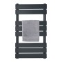 Queenstown Flat Panel Towel Radiator 800x450mm - Anthracite, another view