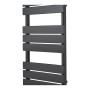 Queenstown Flat Panel Towel Radiator 800x450mm - Anthracite, another view (2)