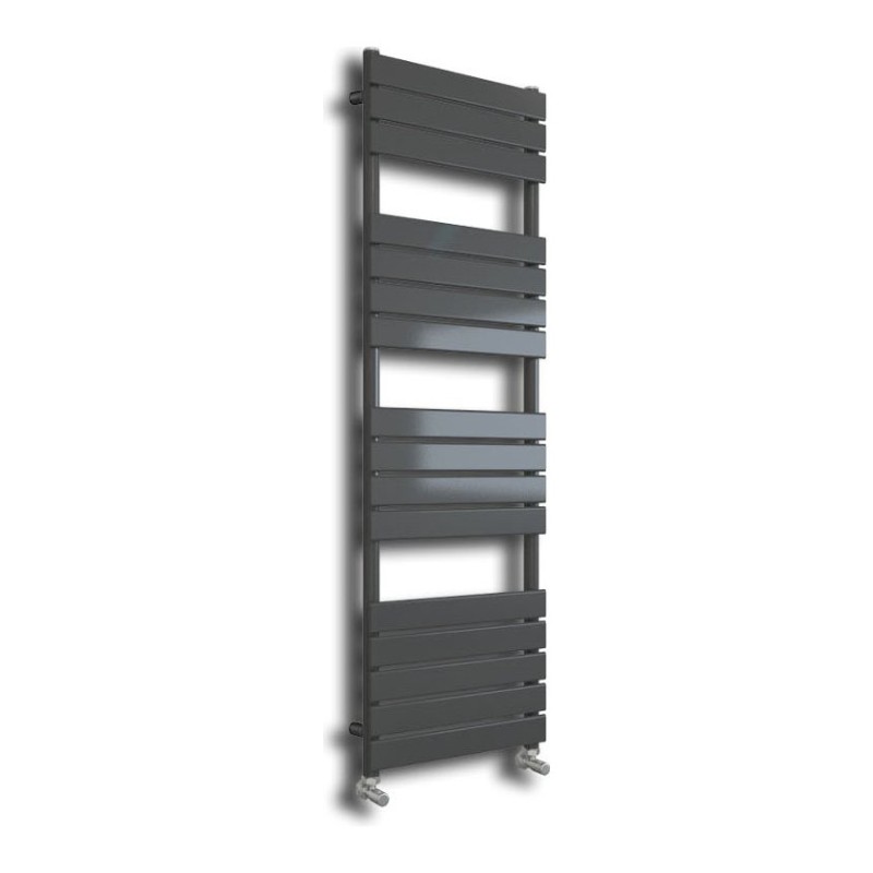 Queenstown Flat Panel Towel Radiator 1600x600mm - Anthracite