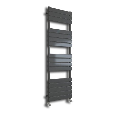Queenstown Flat Panel Towel Radiator 1600x600mm - Anthracite