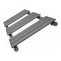 Queenstown Flat Panel Towel Radiator 1200x450mm - Gunmetal, another view (2)