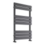 Queenstown Designer Towel Radiator 800x450mm - Gunmetal