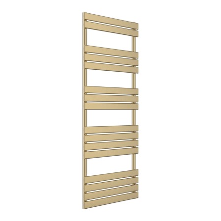 Queenstown Designer Towel Radiator 1600x600mm - Brushed Brass