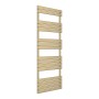 Queenstown Designer Towel Radiator 1600x600mm - Brushed Brass