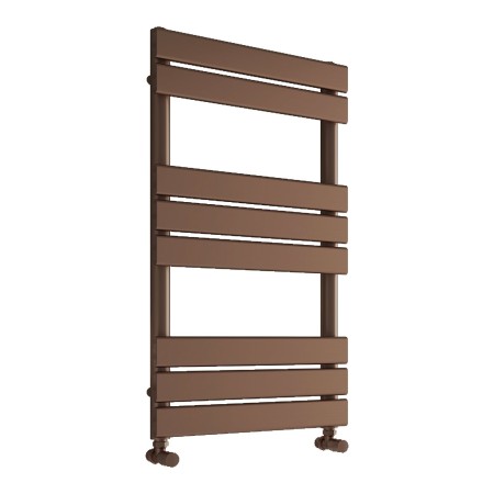 Queenstown Designer Towel Radiator 800x450mm - Brushed Bronze
