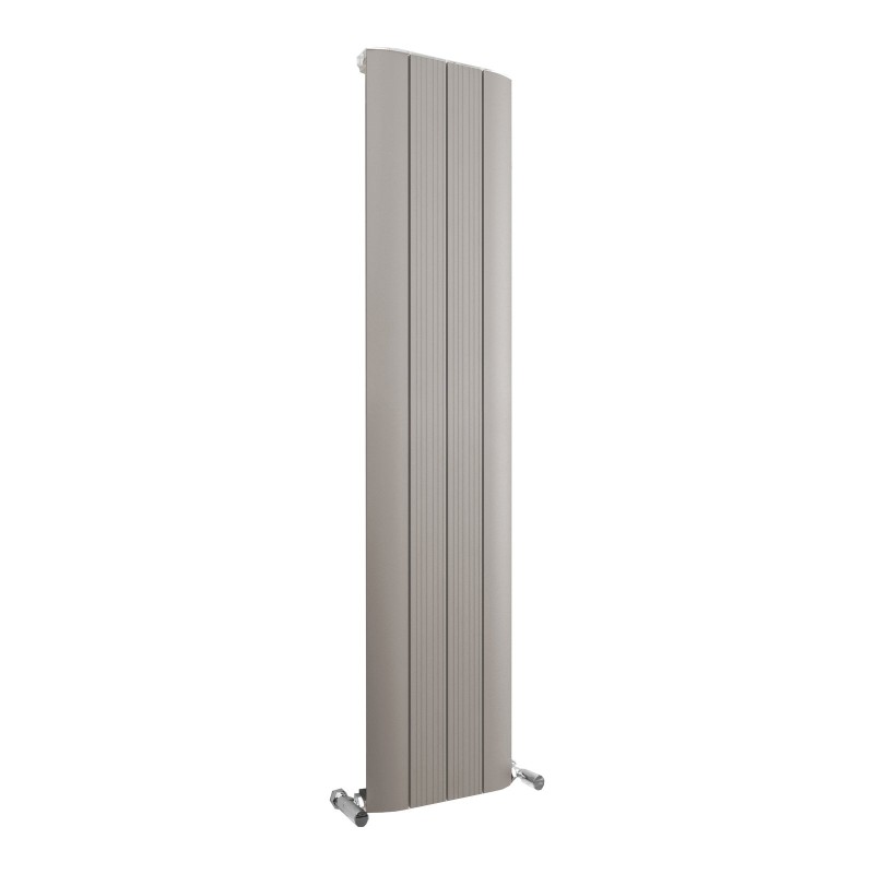 Taupo Aluminium Radiator 1800x375mm - Soft Coffee