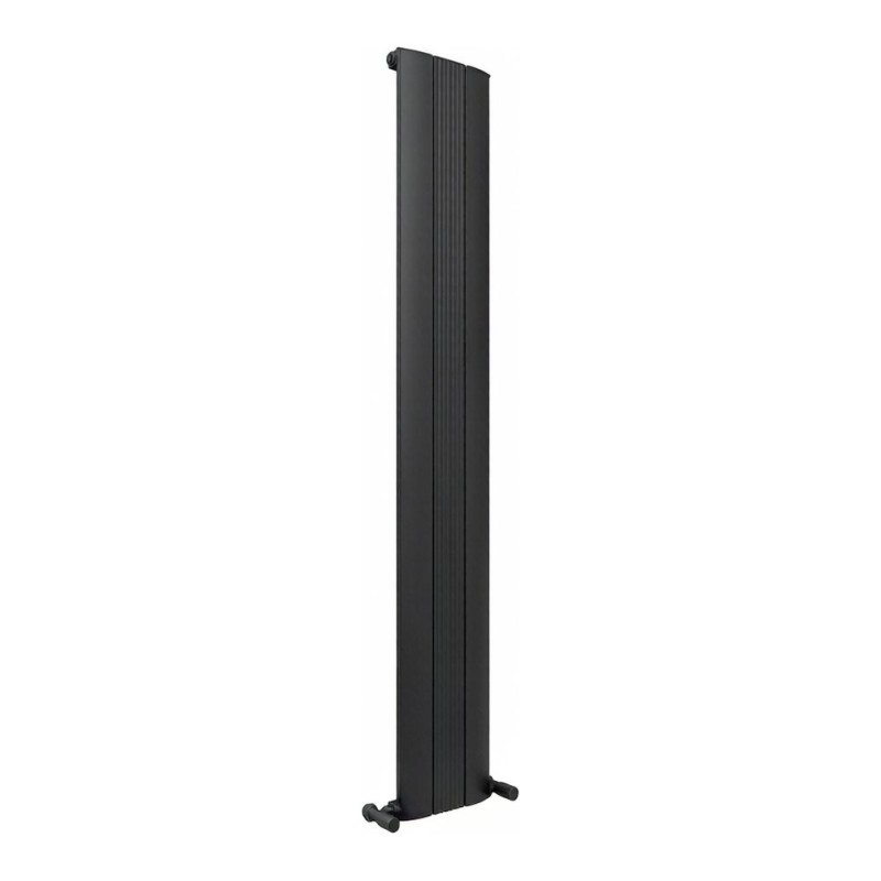 Taupo Aluminium Radiator 1800x280mm - Matte Black