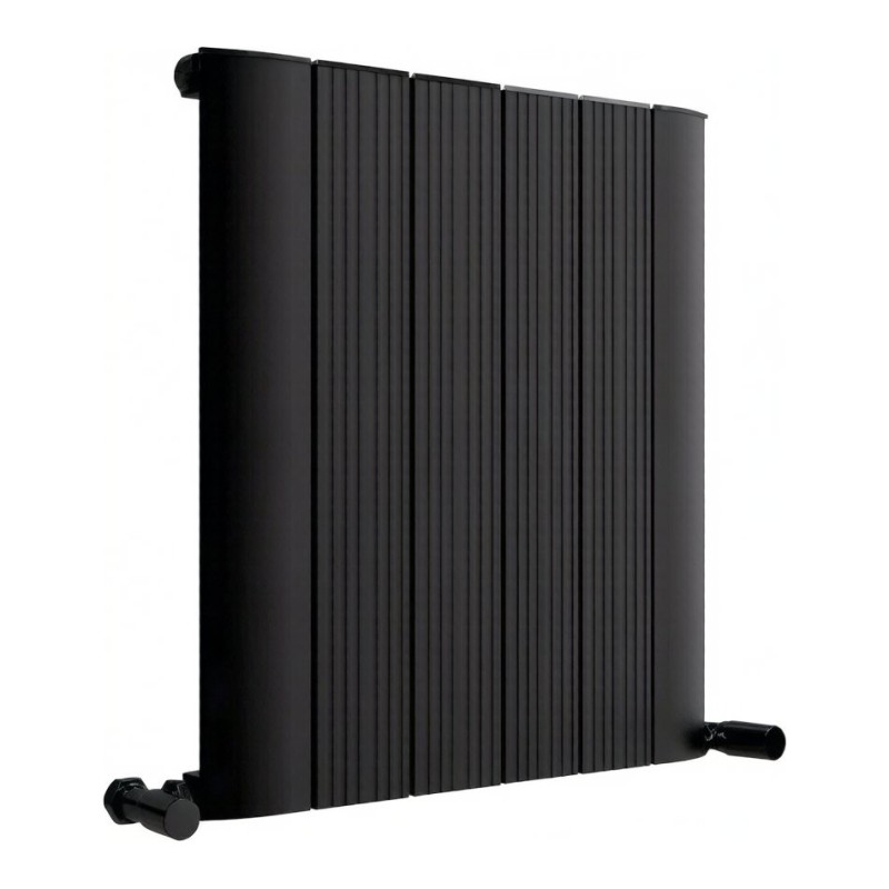 Taupo Aluminium Radiator 600x565mm - Matte Black