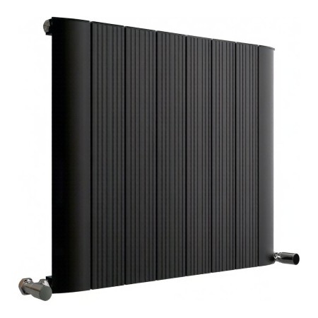Taupo Aluminium Radiator 600x755mm - Matte Black