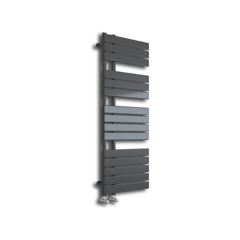 Wellington Offset Towel Radiator 1292x500mm - Anthracite