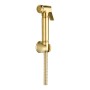 Round Douche Kit - Trigger Head & Wall Bracket - Brushed Brass