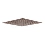 Stainless Steel Square Shower Head 250mm - Brushed Bronze