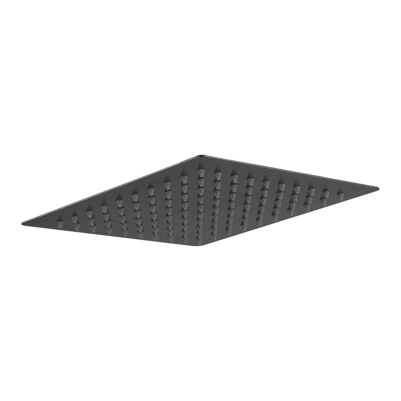Stainless Steel Square Shower Head 250mm - Gunmetal