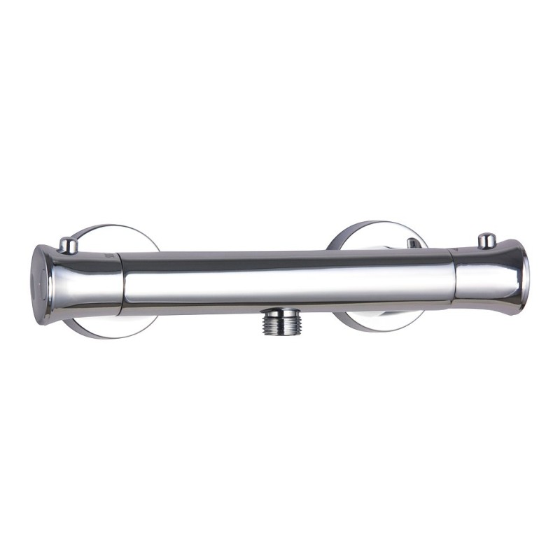 Thermostatic Bar Mixer Valve Down Outlet with Easy Fit - Chrome