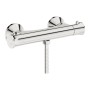 Thermostatic Bar Mixer Valve Down Outlet with Easy Fit - Chrome, another view