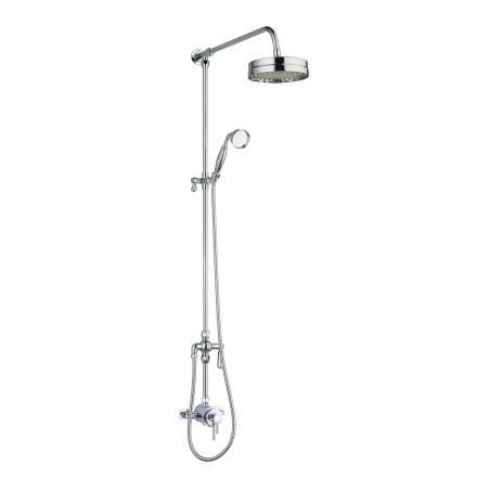 Beaumaris Modern Traditional Overhead Shower Kit - Chrome