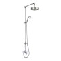 Beaumaris Modern Traditional Overhead Shower Kit - Chrome