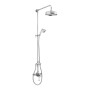 Tenby Traditional Dual Control Shower Kit - Chrome