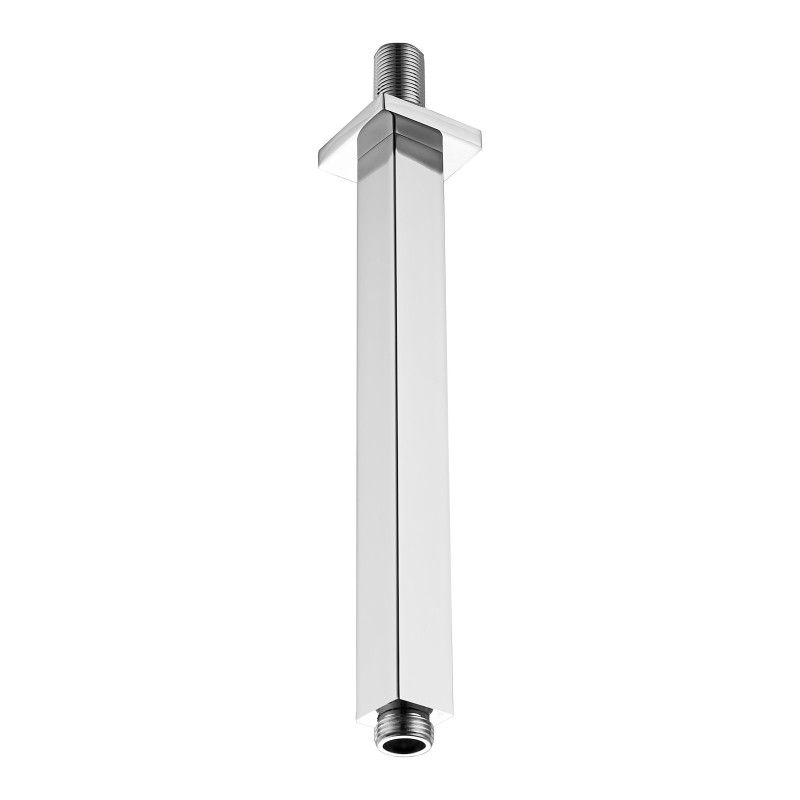 250mm Square Ceiling Arm - Chrome