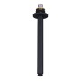 250mm Round Ceiling Arm - Black