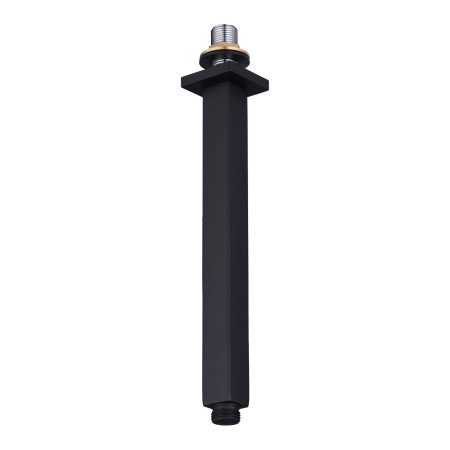 250mm Square Ceiling Arm - Black