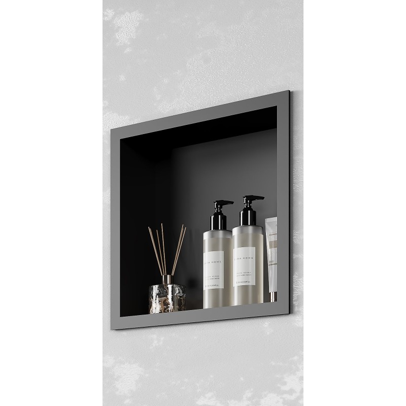 Shower Niche 300x300mm - Black