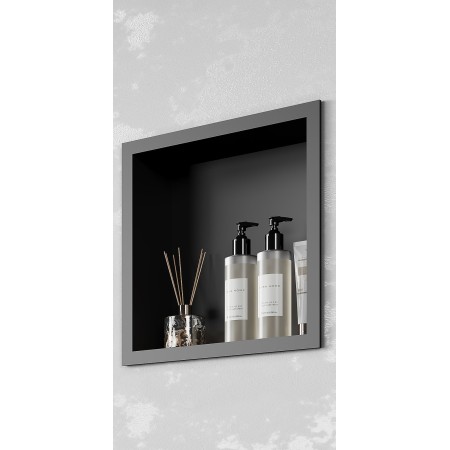 Shower Niche 300x300mm - Black