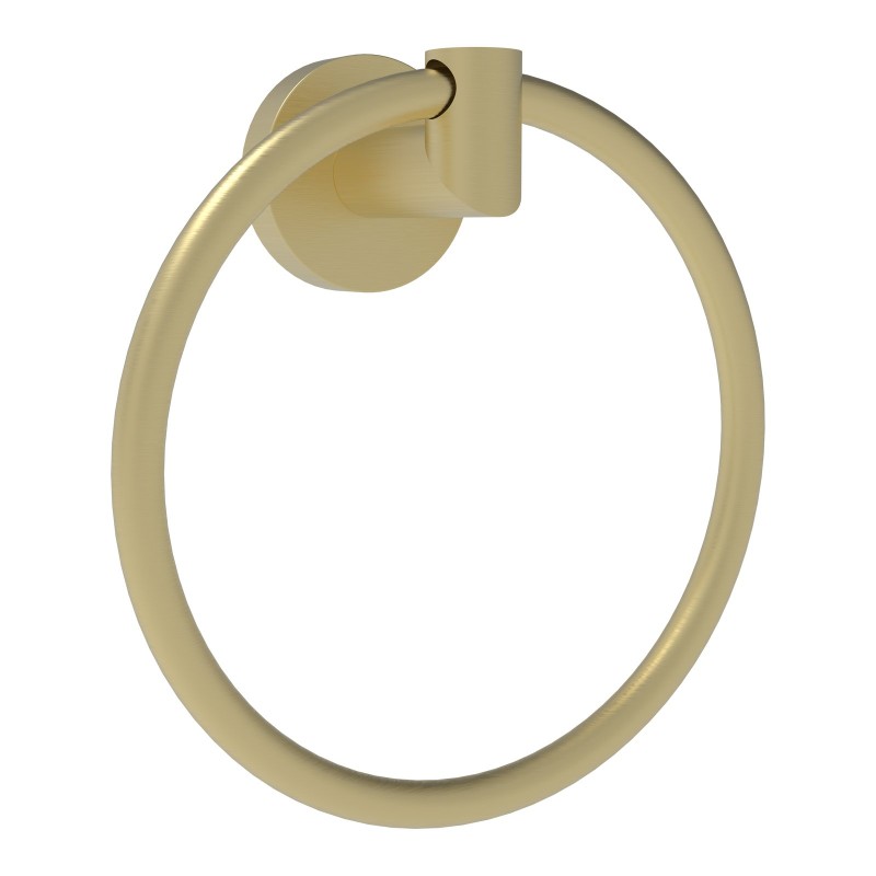 Melbourne Round Towel Ring - Brushed Brass