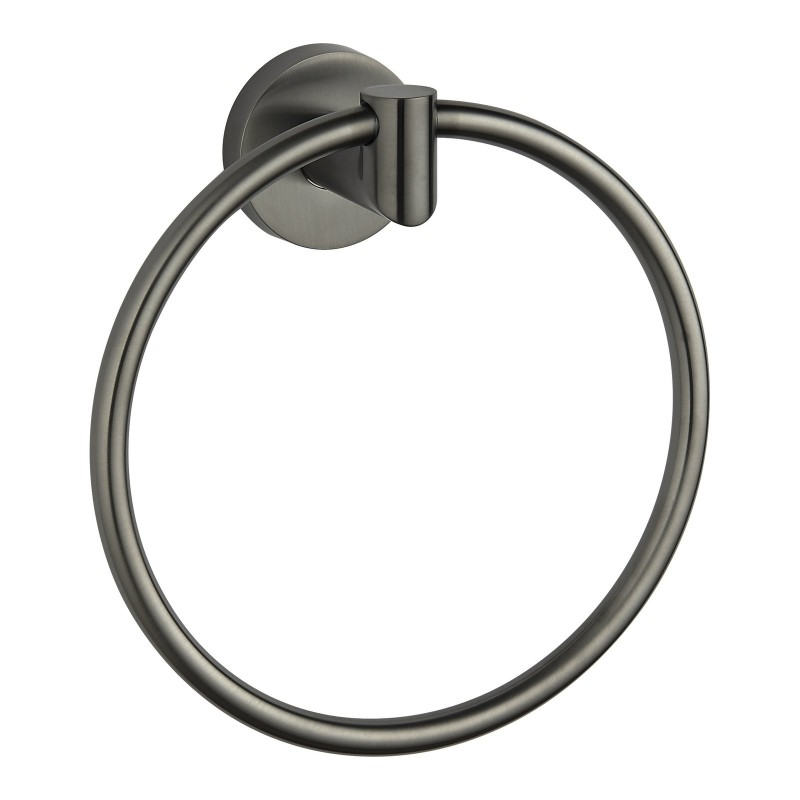 Melbourne Round Towel Ring - Gunmetal