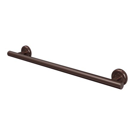 Melbourne Round 25mm Grab Rail 600x77x65mm - Brushed Bronze