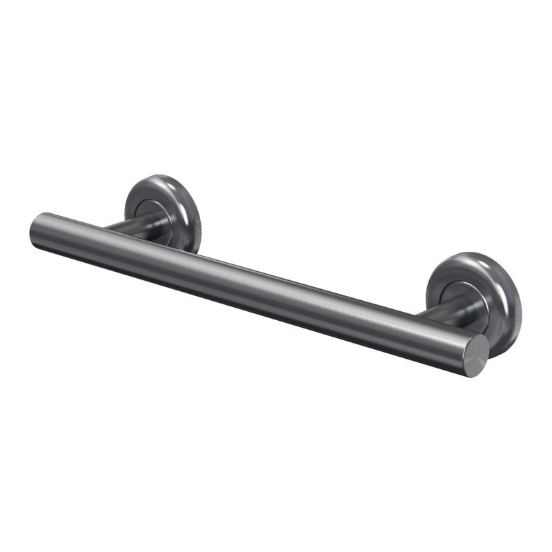 Melbourne Round 25mm Grab Rail 350x77x65mm - Gunmetal