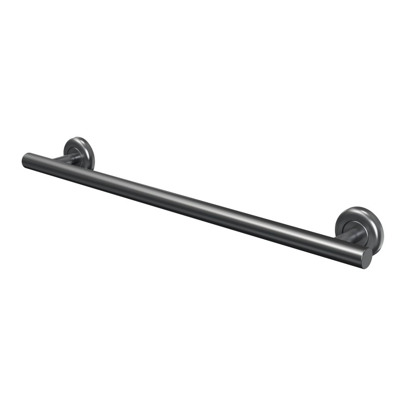 Melbourne Round 25mm Grab Rail 600x77x65mm - Gunmetal