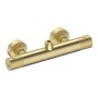 Menai Round Knurled Handle - Brushed Brass, another view