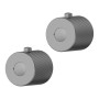 Menai Round Knurled Handle - Gunmetal