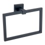 Sydney Square Towel Ring - Black