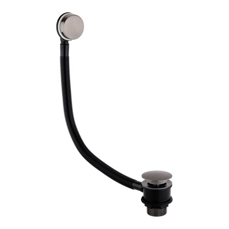 Round Bath Waste & Overflow - Gunmetal