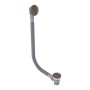 Round Bath Waste & Overflow - Brushed Bronze